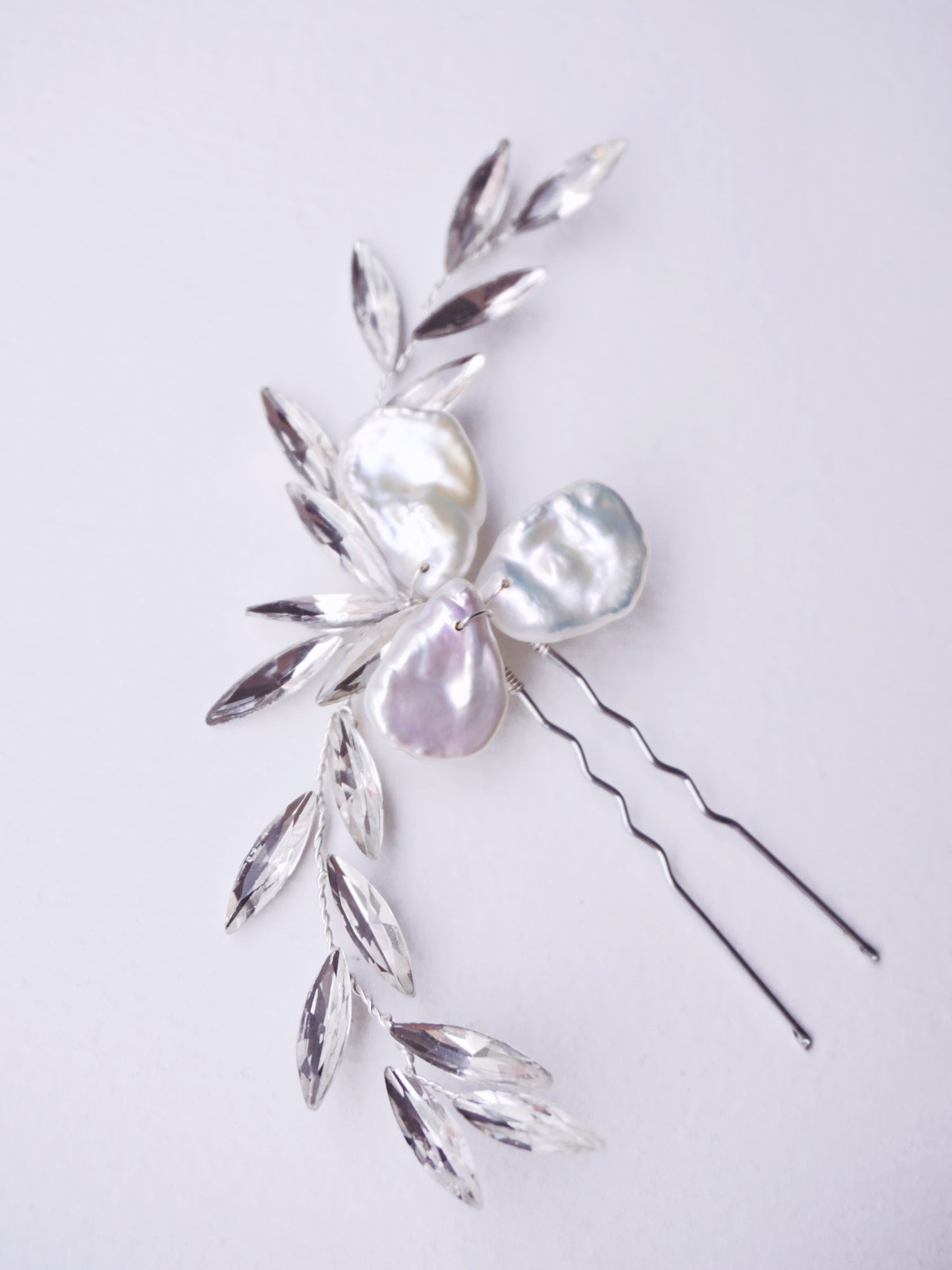 Perla Sparkle Pearl Hairpin Set